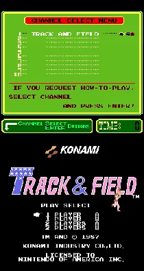 PlayChoice-10: Track & Field screen shot title